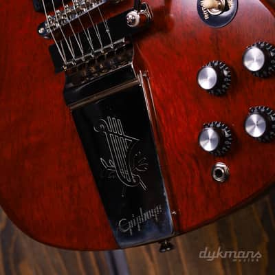 Epiphone 1964 SG Standard Reissue with Maestro Vibrola Cherry Red image 12