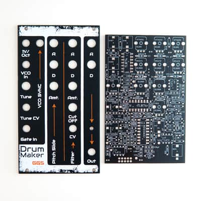 PCB Mixer 4x4 Kit Matrix Mixer Eurorack Per Synth Modulare Fai Da Te - PCB Pannello Frontale, 14HP Behringer Synth - Foto 4