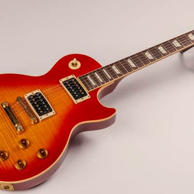 Gibson USA Les Paul Standard Plus Limited Edition Yamano Japan Exclusive 1998 Cherry Sunburst AAA Flame Top Near Mint OHSC image 2