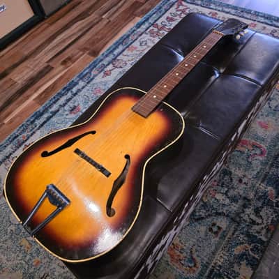 1950s Mystery Archtop - Sunburst - European, Possibly Framus image 2