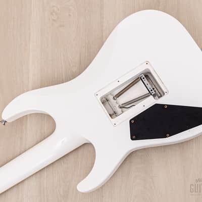 1989 ESP Custom Shop Horizon Custom Vintage Neck Through Guitar White, Near-Mint w/ Floyd Rose, Seymour Duncan image 15