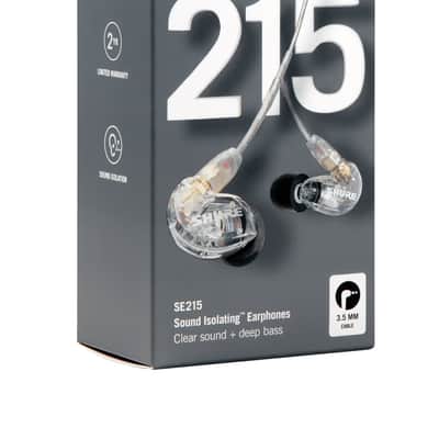 Shure SE215 CL E SOUND ISOLATING EARPHONES - Clear image 3