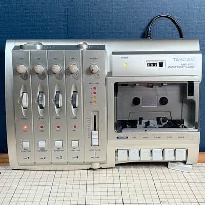 TASCAM MF-P01 Portastudio Multitrack Cassette Recorder - Silver image 1