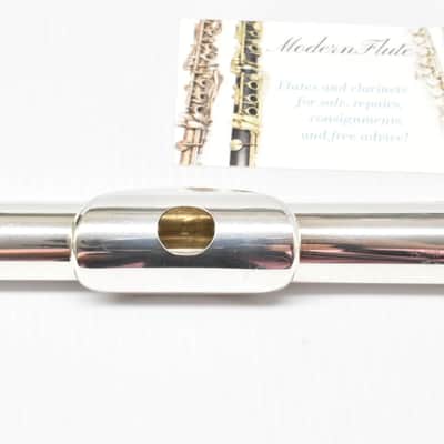 Armstrong 303 Open Hole Flute Sterling Headjoint Inline G & B Foot Just Serviced image 3