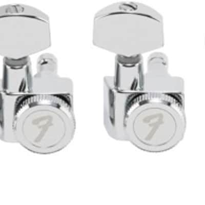 Genuine Fender ALL SHORT POST/Locking/2-pin/F-Logo/Chrome Strat/Tele Tuners image 5