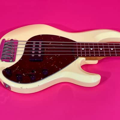 Ernie Ball Music Man Stingray 5 Limited Edition 2005 - Vintage Creme/Ivory image 4