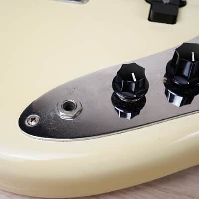 Tokai Jazz Sound AJB45 MIJ 1984 Olympic White Vintage Japan Bass w/ Bag image 8