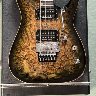 ESP Original Series Horizon FR CTM See Thru Black Burst image 3