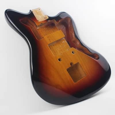Sunburst Finish Jazzmaster Style Alder Wood Guitar Body image 3