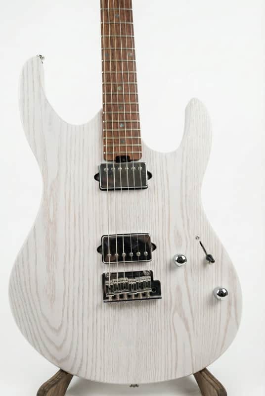 Limited Run Firefly Super FFST MODEL - 25.5" - ASH BODY - ROASTED MAPLE NECK - ELECTRIC GUITAR - OPEN PORE WHITE FINISH image 1