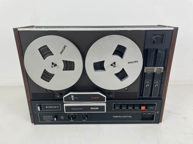 Philips - N4415 - Reel-to-Reel Recorder - 18 CM - 2-Head - Serviced (New Belts/Cleaned) image 1