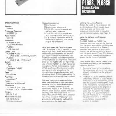Electro-Voice PL68 vintage 70s image 5