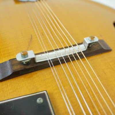 Thumb Mandolin Japan Mandolin - Natural - Neck Heel Repair image 10