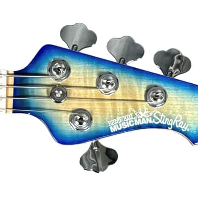 Ernie Ball Music Man 2025 BFR LTD Edition StingRay 4 H, Paua Blue/Maple 8.6 LBS #98 of 150 *IN STOCK* image 9