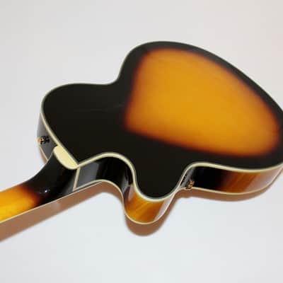 Epiphone Joe Pass Emperor II Electric Jazz Guitar Vintage Sunburst w/ Case image 7