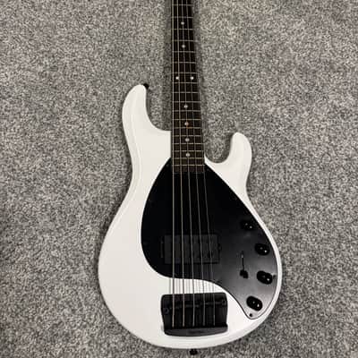 Ernie Ball Music Man StingRay5 H – Stealth Pearl / Ebony Board – Rare Finish image 1