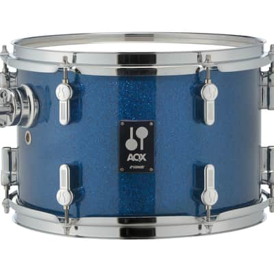 Sonor AQX Stage Blue Ocean Sparkle 5pc Kit 22x16, 10x7, 12x8, 16x15, 14x5.5 | Drums & Hardware | NEW Authorized Dealer image 3