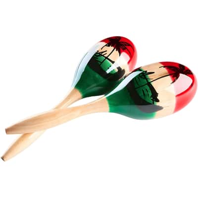 Ludwig LE-2365 Large Wooden Maracas Rumba Shakers, Set of 2 image 2