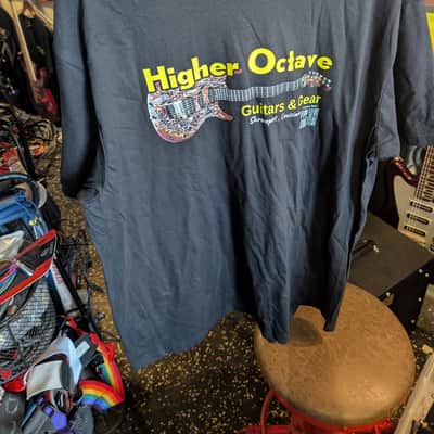 James Tyler Higher Octave guitar t shirt burning water image 5