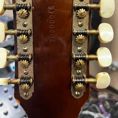 Egmond 12 String Dreadnought Acoustic Guitar 1960s image 9