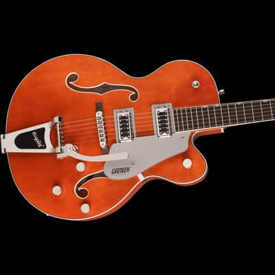 Gretsch G5420T Electromatic Classic Hollow Body Single-Cut with Bigsby Orange Stain - Serial # CYGC23071199 - Demo image 4