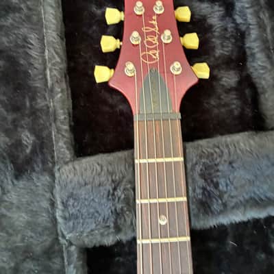 PRS McCarty 1999 - Scarlet Red raspberry flame top electric guitar with case image 4