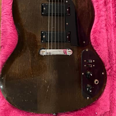 Gibson SG II 1974 with case Walnut vintage mini humbucker image 2