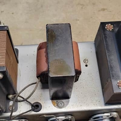 Fender 1955 Tweed 4x10 Bassman amplifier, narrow panel dual rectifier 1955 - Tweed image 22