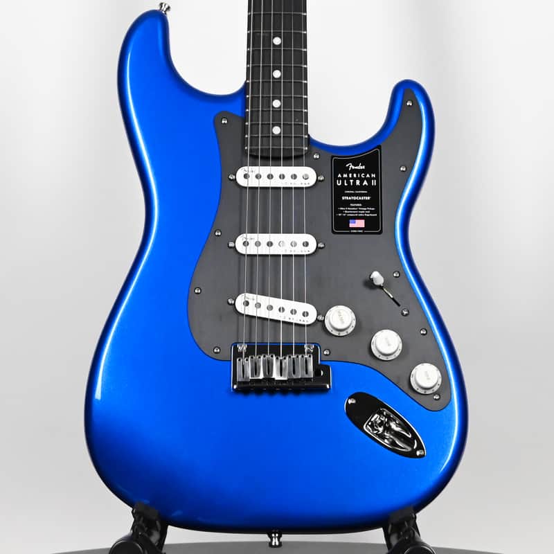 Fender American Ultra II Stratocaster w/ Ebony Fingerboard- Noble Blue (US240031696) image 1