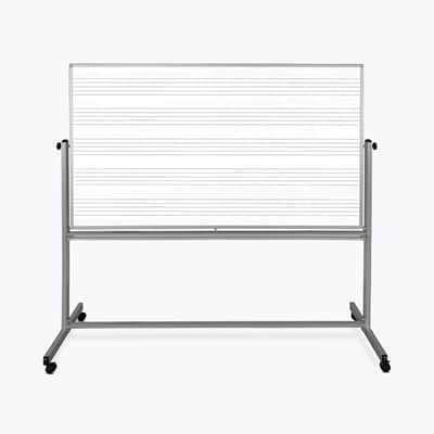72" x 48" Double-Sided Music Staff Whiteboard Mobile Magnetic Composer Songwriter Studio Board image 2
