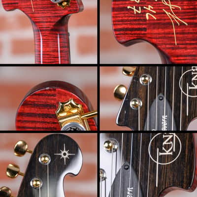 Knaggs Larry Mitchell Signature Severn Limited Edition #46 T1 Flame Maple Top/Neck Burgundy/Copper 2022 w/OHSC image 11