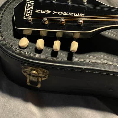 Vintage Gretsch New Yorker Mandolin w D’Armond / Dearmond  pickup 50’s - 60’s - Sunburst folk w orig. case image 13