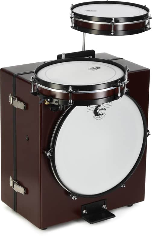 Toca Percussion Kickboxx Suitcase Drum Set image 1
