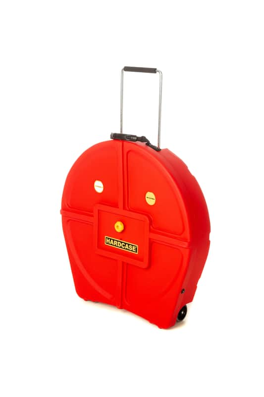 Hardcase HNP12CYM24R With Wheels 24" Cymbal Case Red image 1