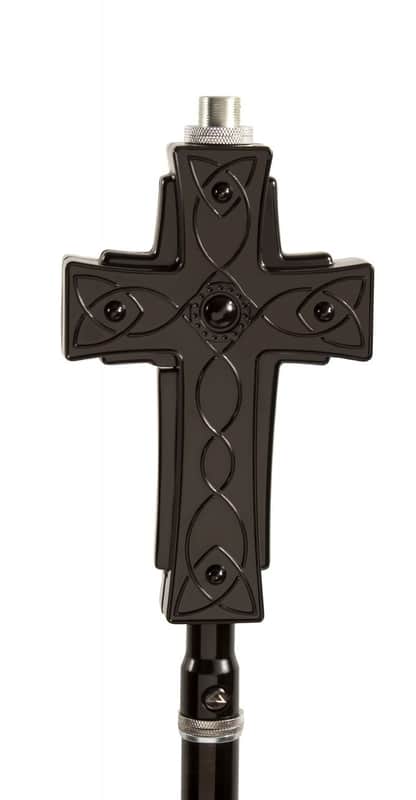 Ultimate Support Mic Topper - 'Dark Magic' Cross, Black image 1