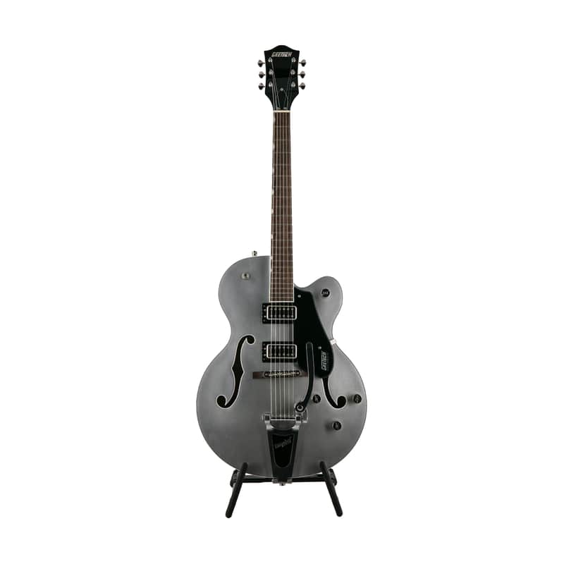 Gretsch G5420T Electromatic Classic Hollow Body Single-Cut Bigsby, Airline Silver, CYGC2204XXXX image 1