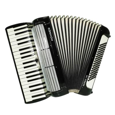 Hohner Tango IM Vintage Piano Accordion 96 Bass, made in Germany, Lightweight Original Keyboard Accordian, with New Straps, 2662 image 4