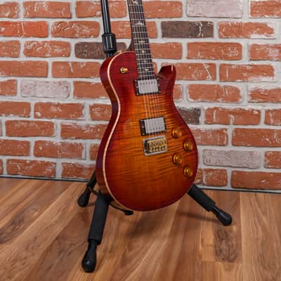 PRS Limited Edition Single Cut Brazilian Flame Maple 10-Top Dark Cherry Sunburst #200 made in 2001 w/OHSC image 3