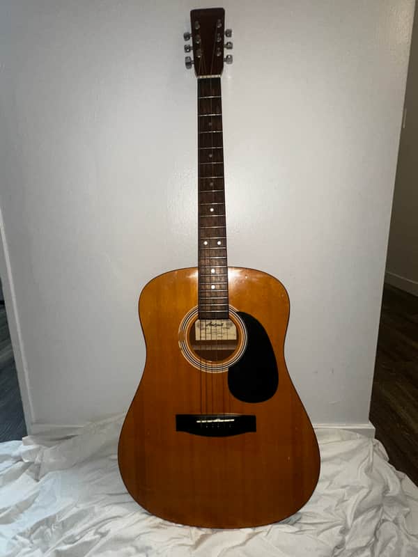 Aria Aria Pro II PW-100 Acoustic Guitar MIK (Made in Korea) – Natural – Great Player 1990s image 1