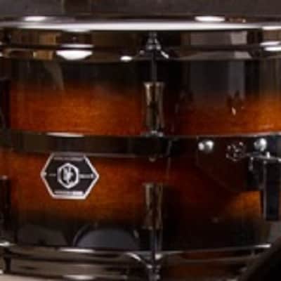 Noble & Cooley *Pre-Order* Horizon Series 10x7" Honey Maple Black Burst Gloss Rack Tom Drum w/Black Hardware | Made in the USA | Special Order | Authorized Dealer image 1