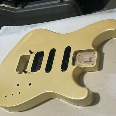 1985 Japan Ibanez Pro Line PR1550 Pearl White Guitar Body Pro Rock'r Tremolo Ready image 2