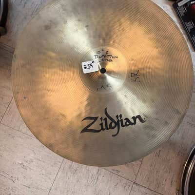 Zildjian 15" K Series Dark Thin Crash Cymbal 1993 - 2020 - Traditional image 2