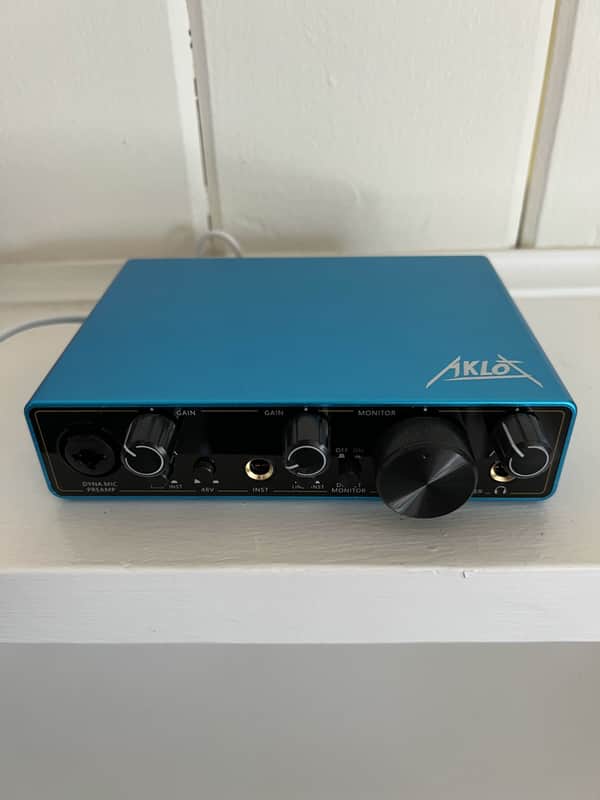 Aklot 212 Audio Interface 2020 - Blue image 1