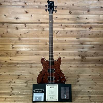 Warwick Masterbuilt Star Bass II Bubinga 4-String Electric Bass - Natural Transparent Satin Bild 7