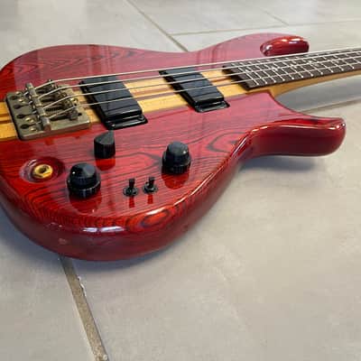 ONE DAY SALE Aria Pro II SB-Elite II 1983 - Padauk red Rautia pickups MIJ Matsumoku image 4