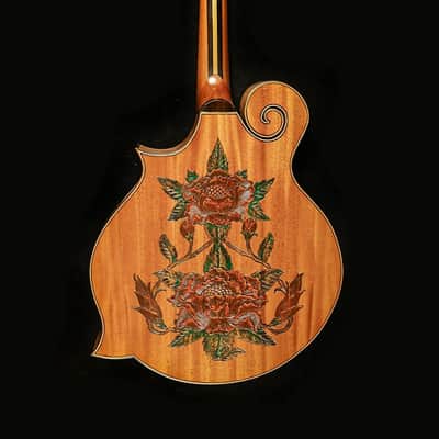 Blueberry Handmade Mandolin Floral Motif Built to Order in 90-Days image 12