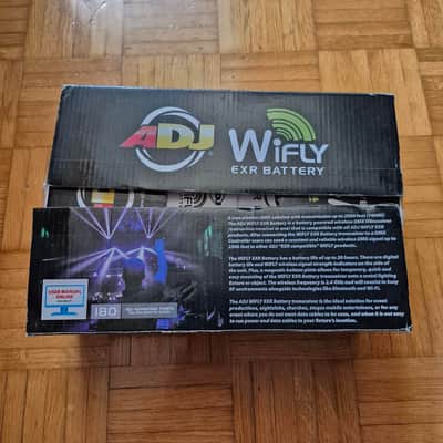 American DJ WIF653 WiFLY Battery Wireless DMX Transceiver - Black image 2
