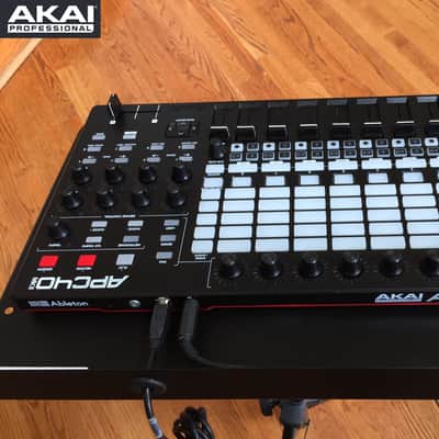 AKAI APC40 MK II, Ableton pad controller on stand,foot switch and USB extension image 5