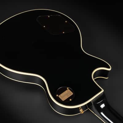 2021 Gibson Custom Shop Historic '57 Les Paul Custom Black Beauty Reissue - Ebony VOS | USA Vintage Long Neck Tenon No Weight Relief 4.18kg | CoA OHSC image 15