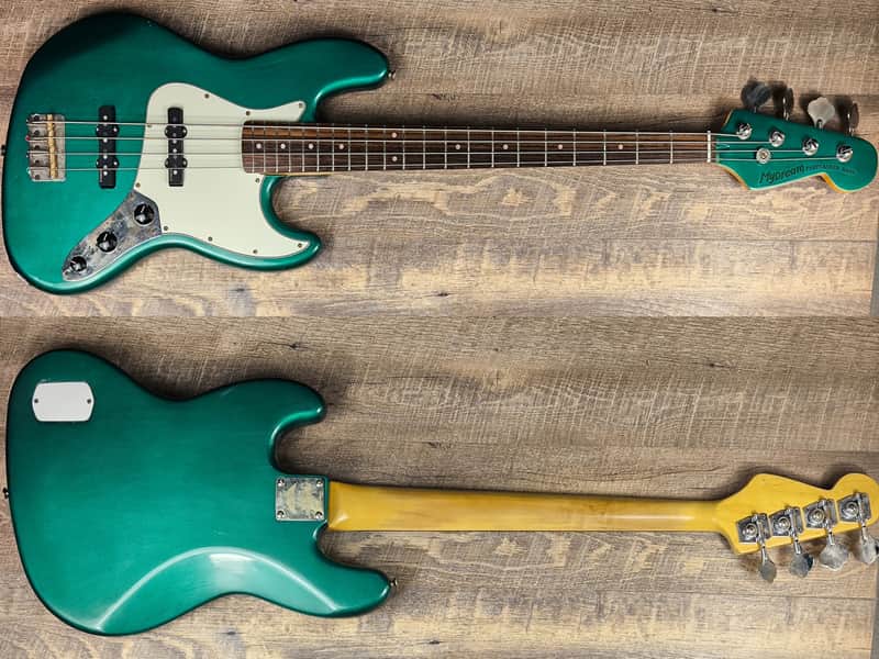 MyDream Partcaster Custom Built - Light Relic Sherwood Green JBass EMG image 1